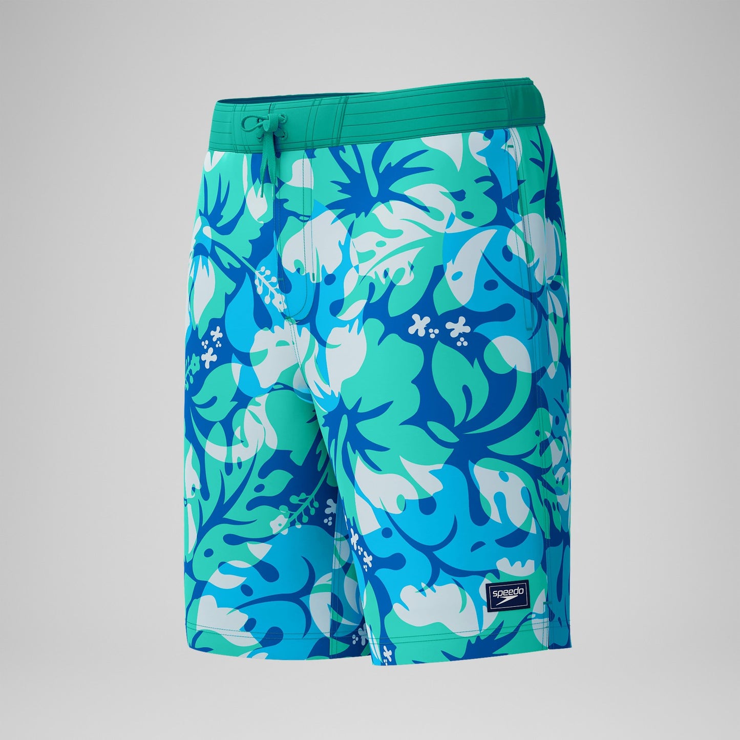 Printed Bondi Swim Shorts Turquoise/Blue - Speedo