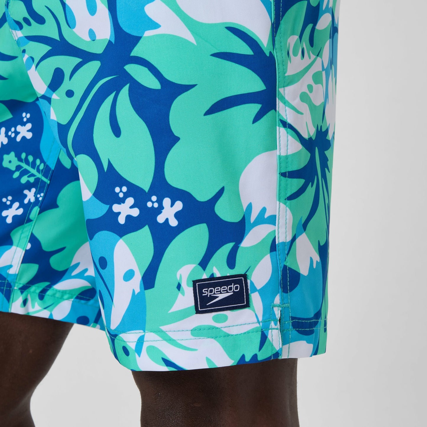 Printed Bondi Swim Shorts Turquoise/Blue - Speedo
