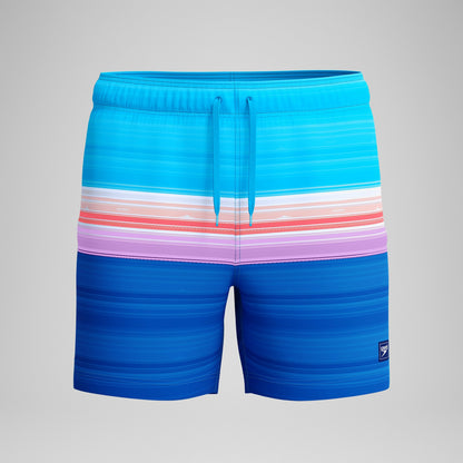 Printed Redondo Edge Swim Shorts Blue/Pink - Speedo