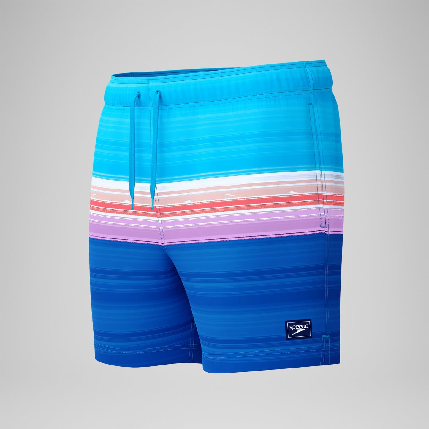 Printed Redondo Edge Swim Shorts Blue/Pink - Speedo
