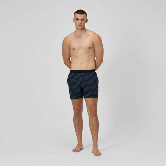 Print Volley Swim Shorts Black/Grey - Speedo