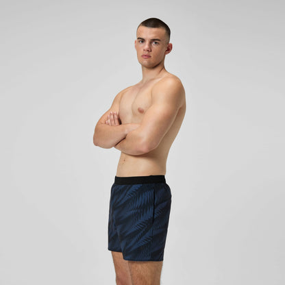 Print Volley Swim Shorts Black/Grey - Speedo