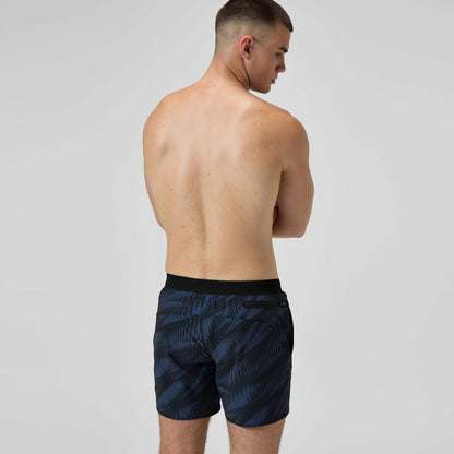 Print Volley Swim Shorts Black/Grey - Speedo