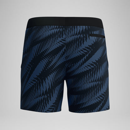 Print Volley Swim Shorts Black/Grey - Speedo