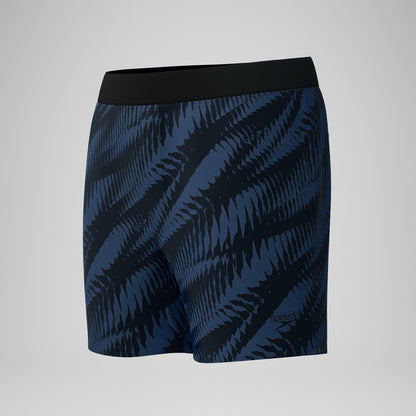 Print Volley Swim Shorts Black/Grey - Speedo