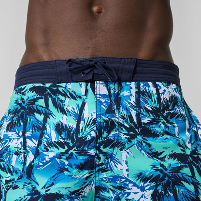 Printed Bondi Swim Shorts Blue - Speedo