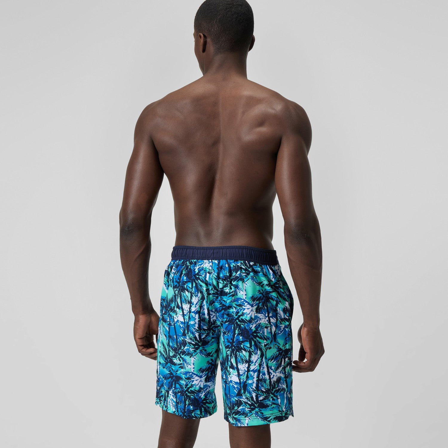 Printed Bondi Swim Shorts Blue - Speedo