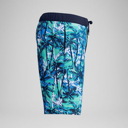 Printed Bondi Swim Shorts Blue - Speedo