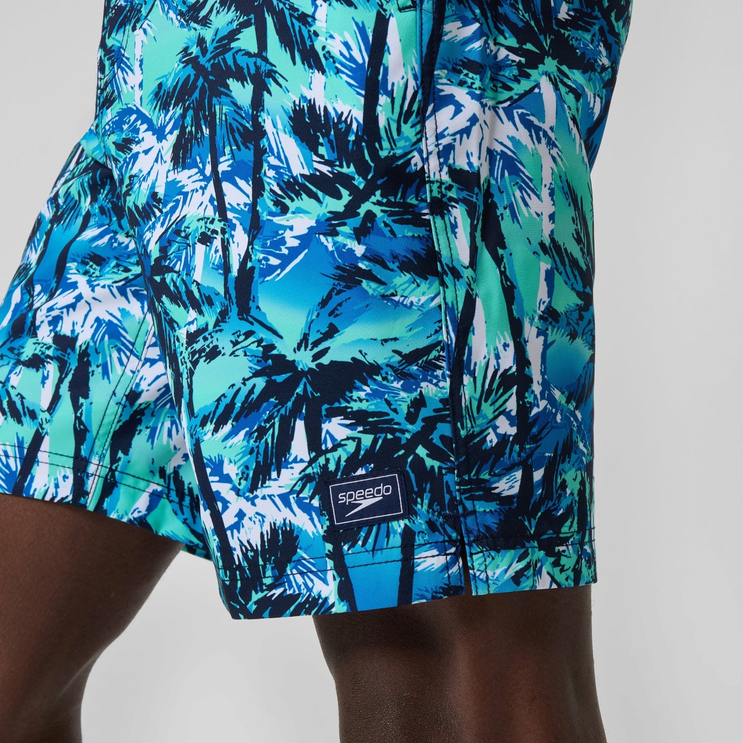 Printed Bondi Swim Shorts Blue - Speedo