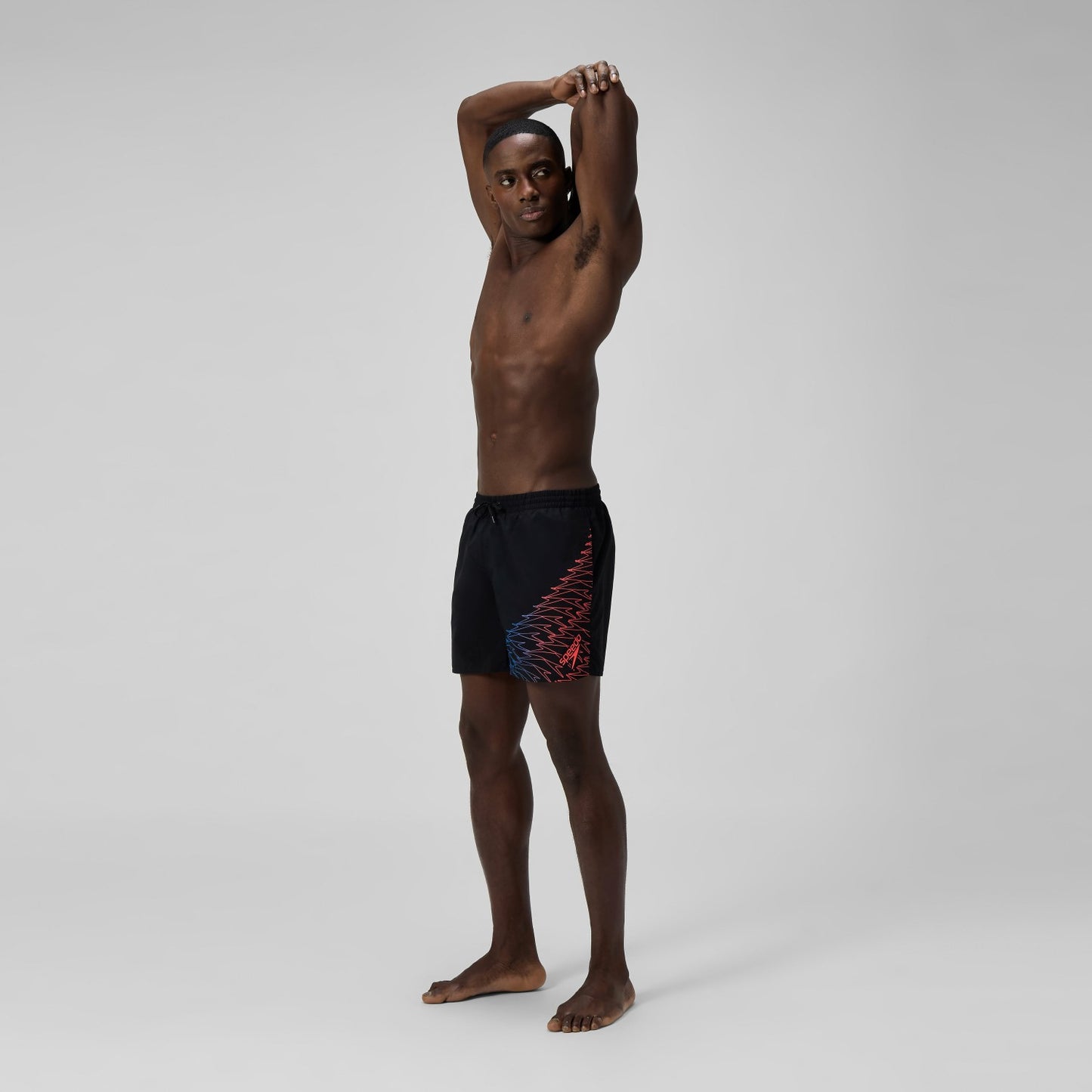 Medley Logo Swim Shorts Black/Orange - Speedo