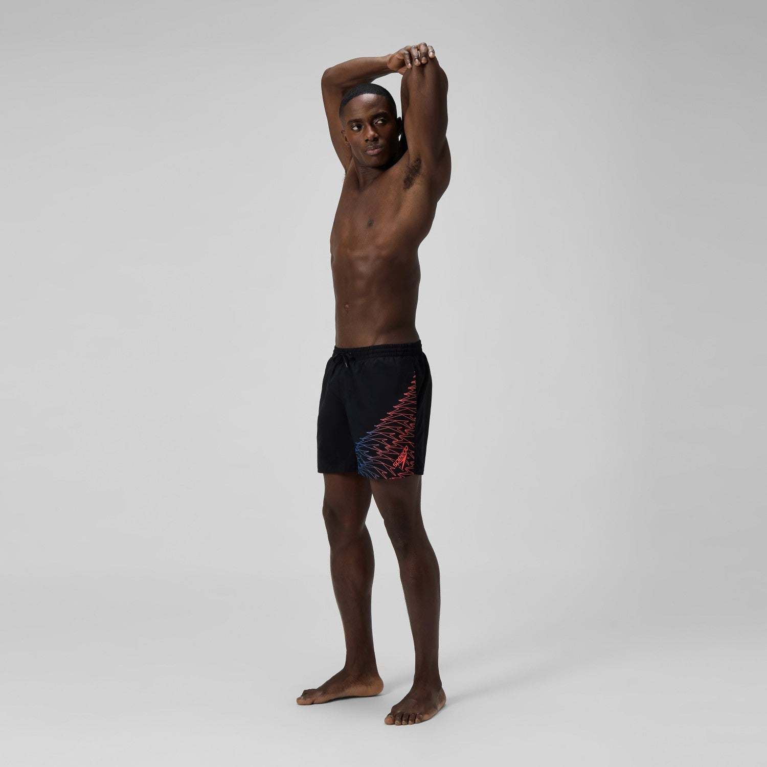 Medley Logo Swim Shorts Black/Orange - Speedo