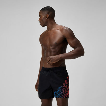 Medley Logo Swim Shorts Black/Orange - Speedo