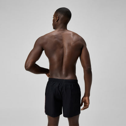 Medley Logo Swim Shorts Black/Orange - Speedo