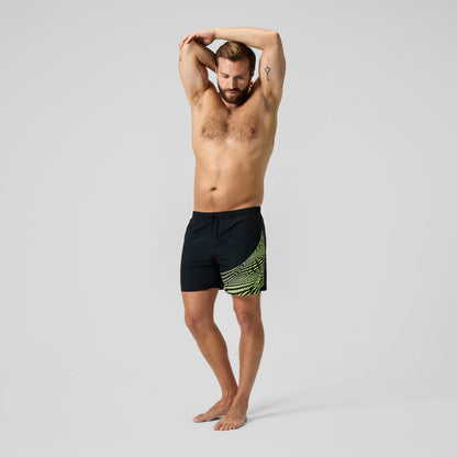 HyperBoom Splice Swim Shorts Black/Yellow - Speedo