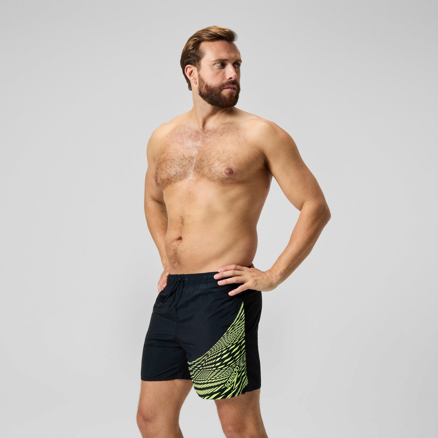 HyperBoom Splice Swim Shorts Black/Yellow - Speedo