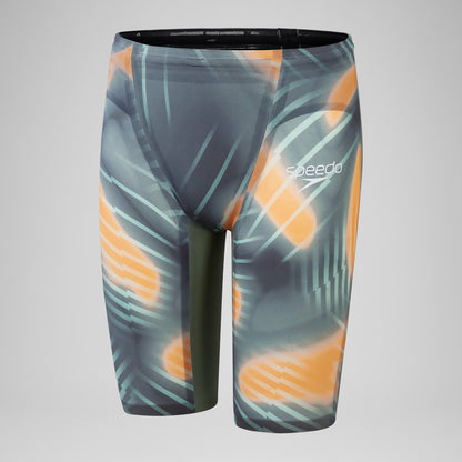 Fastskin LZR Pure Valor 2.0 High Waist Jammer Green/Orange - Speedo