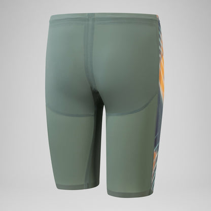 Fastskin LZR Pure Valor 2.0 High Waist Jammer Green/Orange - Speedo