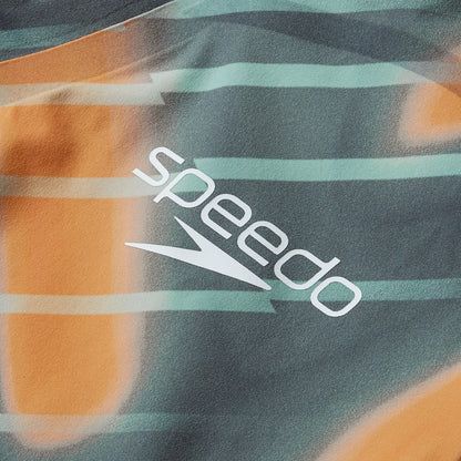 Fastskin LZR Pure Valor 2.0 High Waist Jammer Green/Orange - Speedo