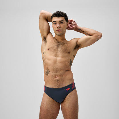 Hyperboom Splice Brief Grey/Red - Speedo