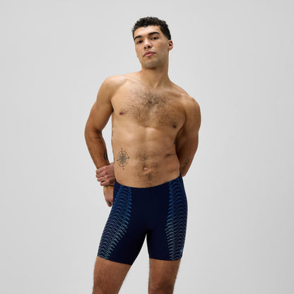 Duo Logo Logo Print Mid Jammer Navy/Blue - Speedo