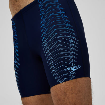 Duo Logo Logo Print Mid Jammer Navy/Blue - Speedo