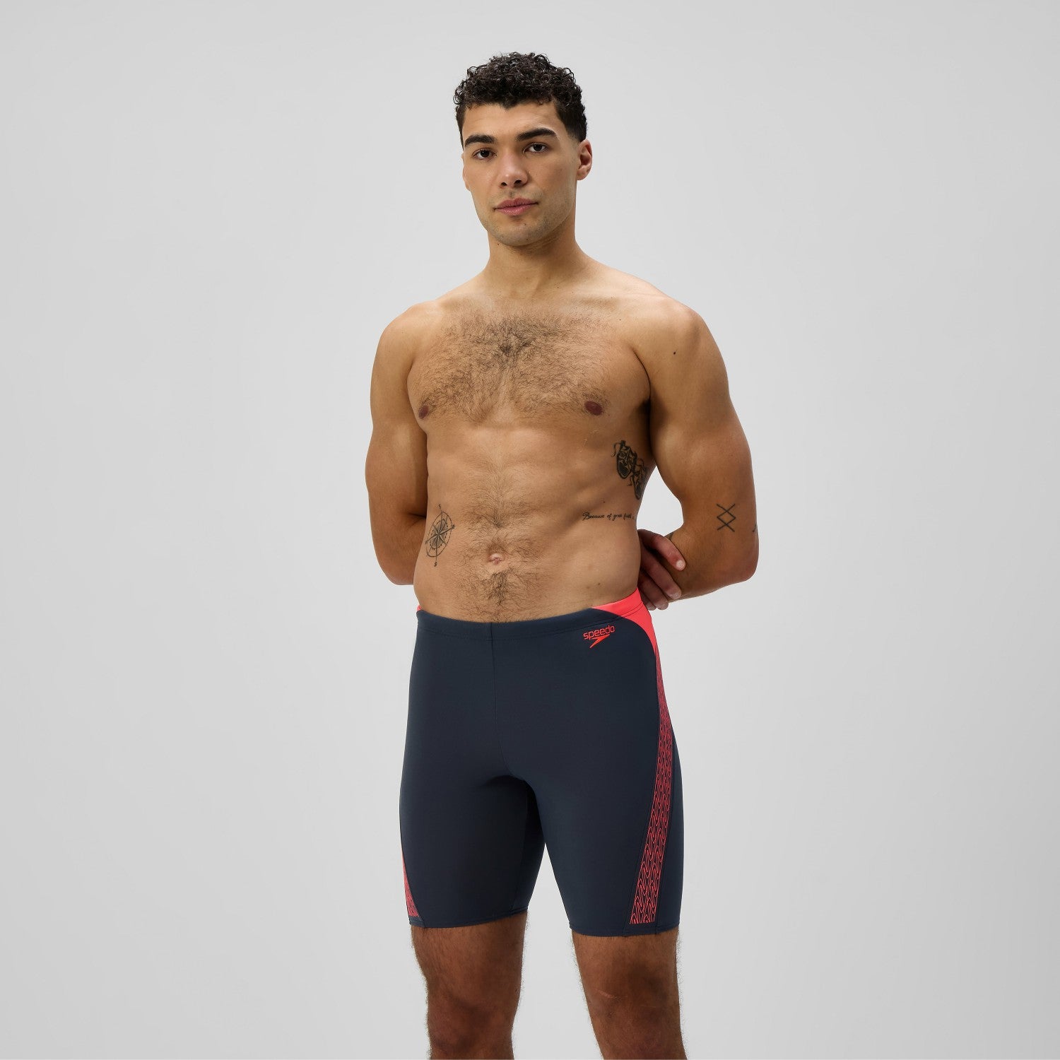 Hyperboom Splice Jammer Grey/Orange - Speedo