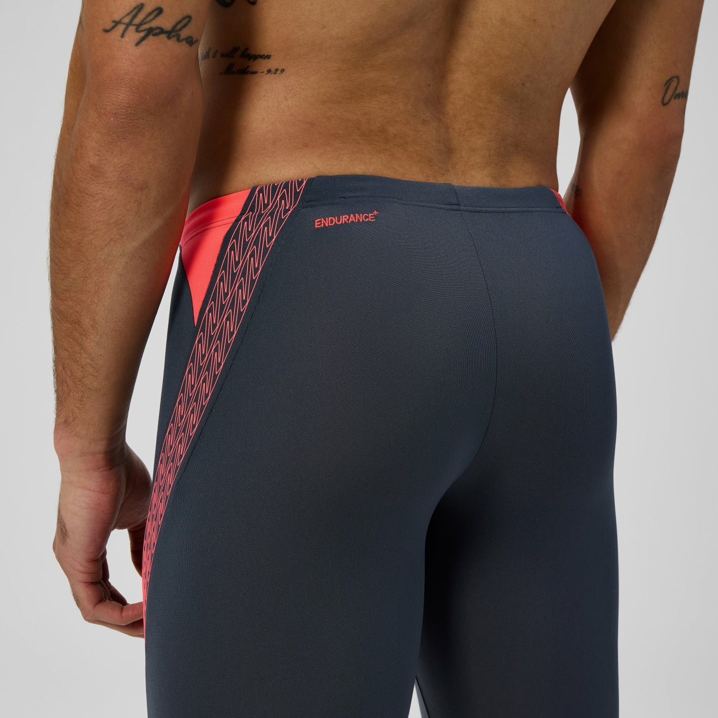 Hyperboom Splice Jammer Grey/Orange - Speedo