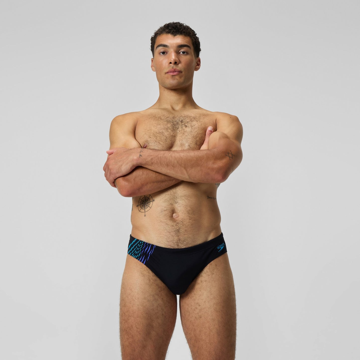Tech Panel Brief Black/Blue - Speedo