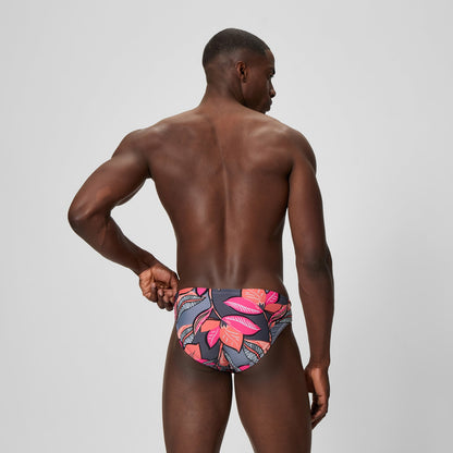 Beachstar Printed Brief Coral/Grey - Speedo