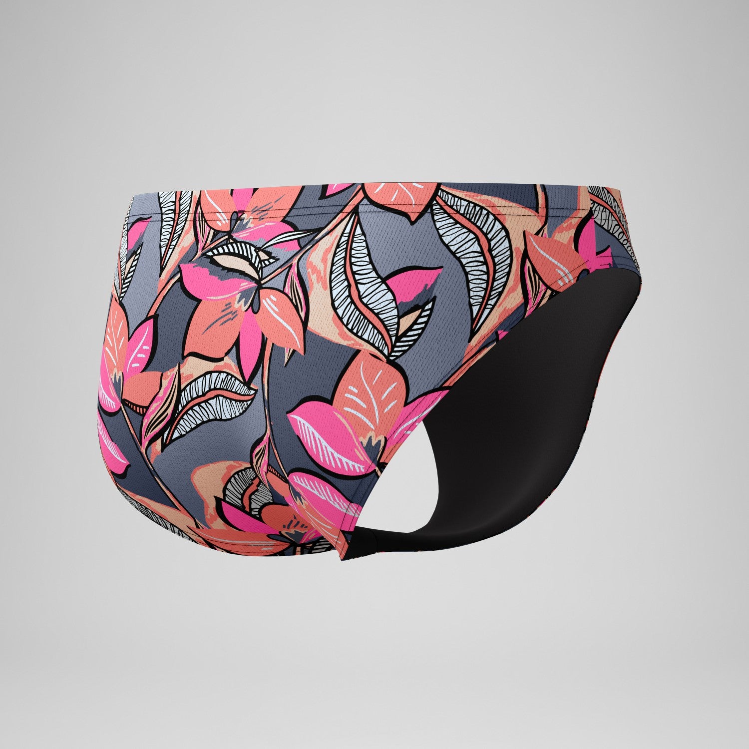 Beachstar Printed Brief Coral/Grey - Speedo