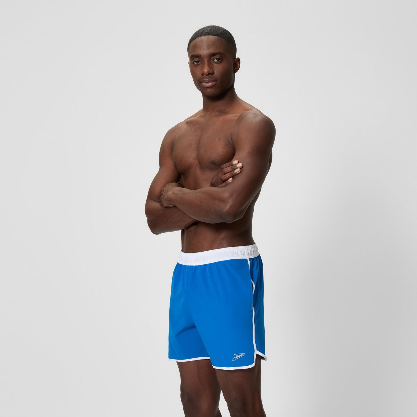 Jetstream Solid Swim Shorts Blue - Speedo