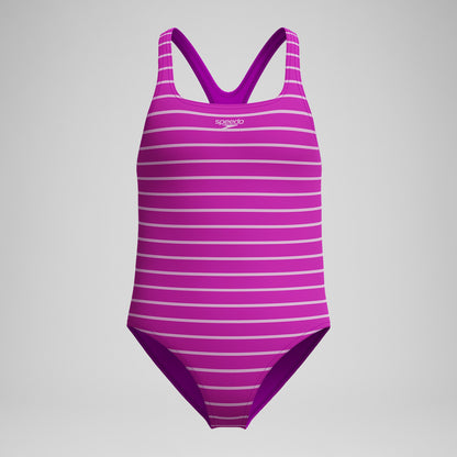 Girls' Printed Medalist Swimsuit Pink - Speedo