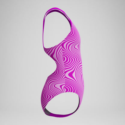 Girls' Digital Printed Splashback Swimsuit Pink - Speedo
