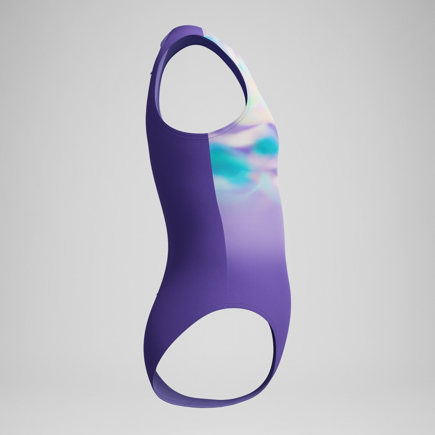 Girls Printed Hydrasuit Purple/Green - Speedo