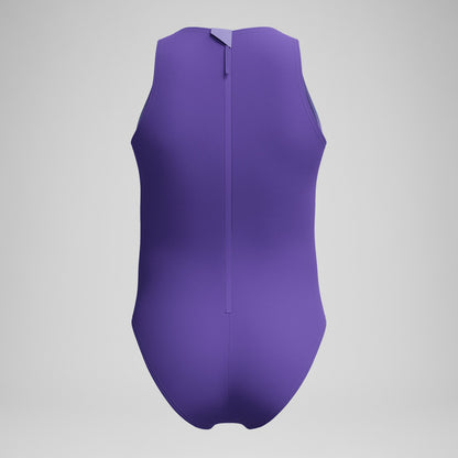 Girls Printed Hydrasuit Purple/Green - Speedo