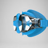 Azure Blue/Fluro Green/Fluro Orange/Clear