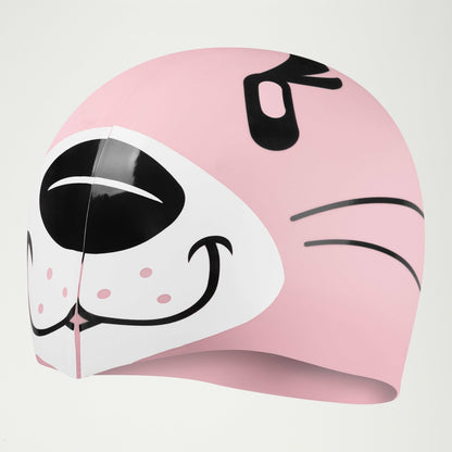 Infant Learn to Swim Aria Sea Otter Cap Pink - Speedo