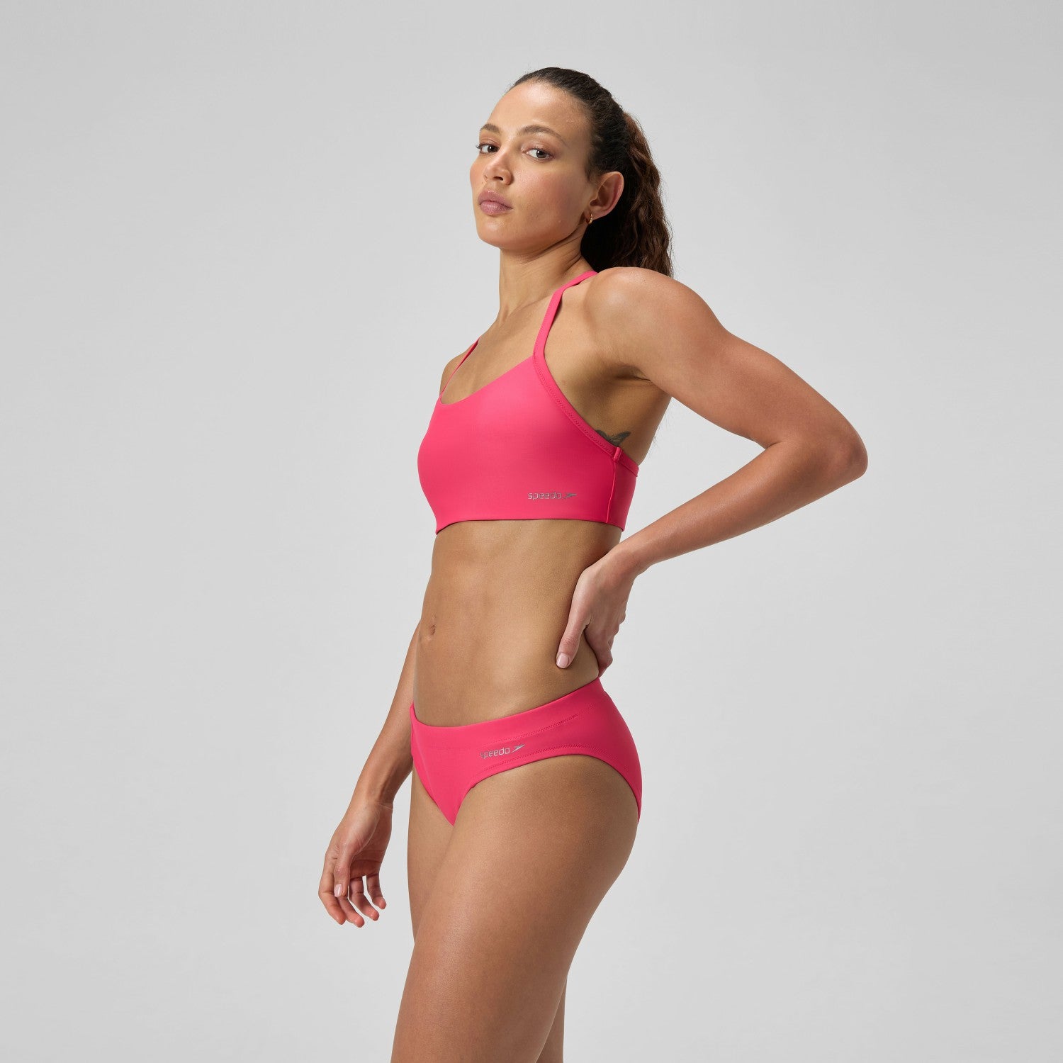 Solid Classic Bikini Bottom Pink - Speedo