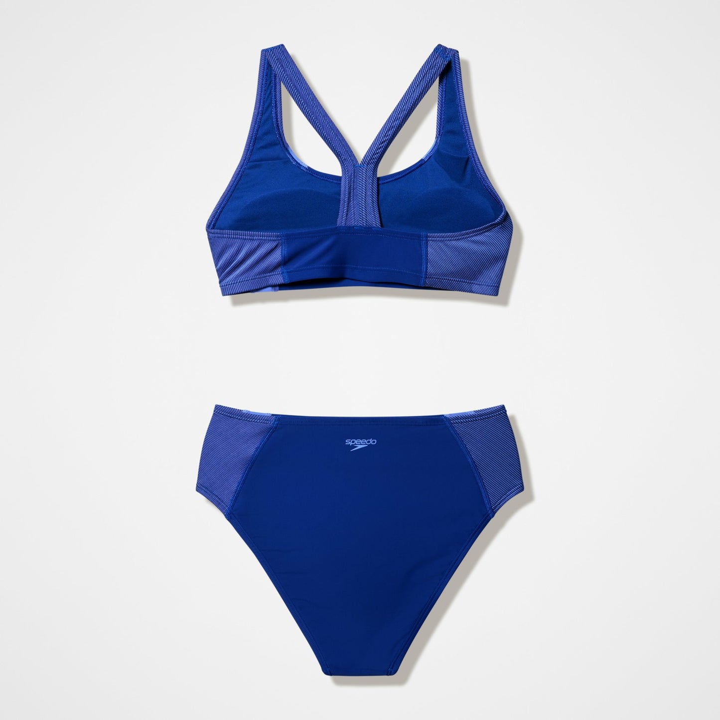 Quantum Rib Splice Two Piece Blue - Speedo