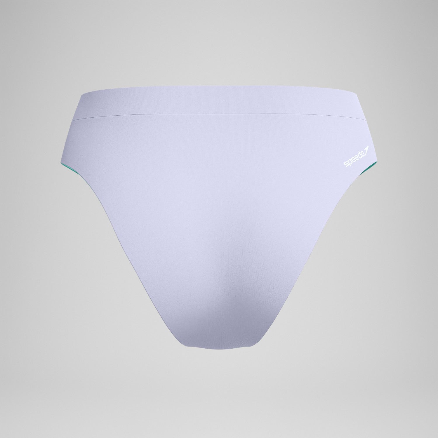 FLU3NTE Solid Hi Waist Bikini Bottom Lilac - Speedo