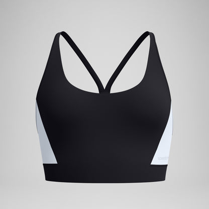 Colourblock Bikini Top Black/White - Speedo