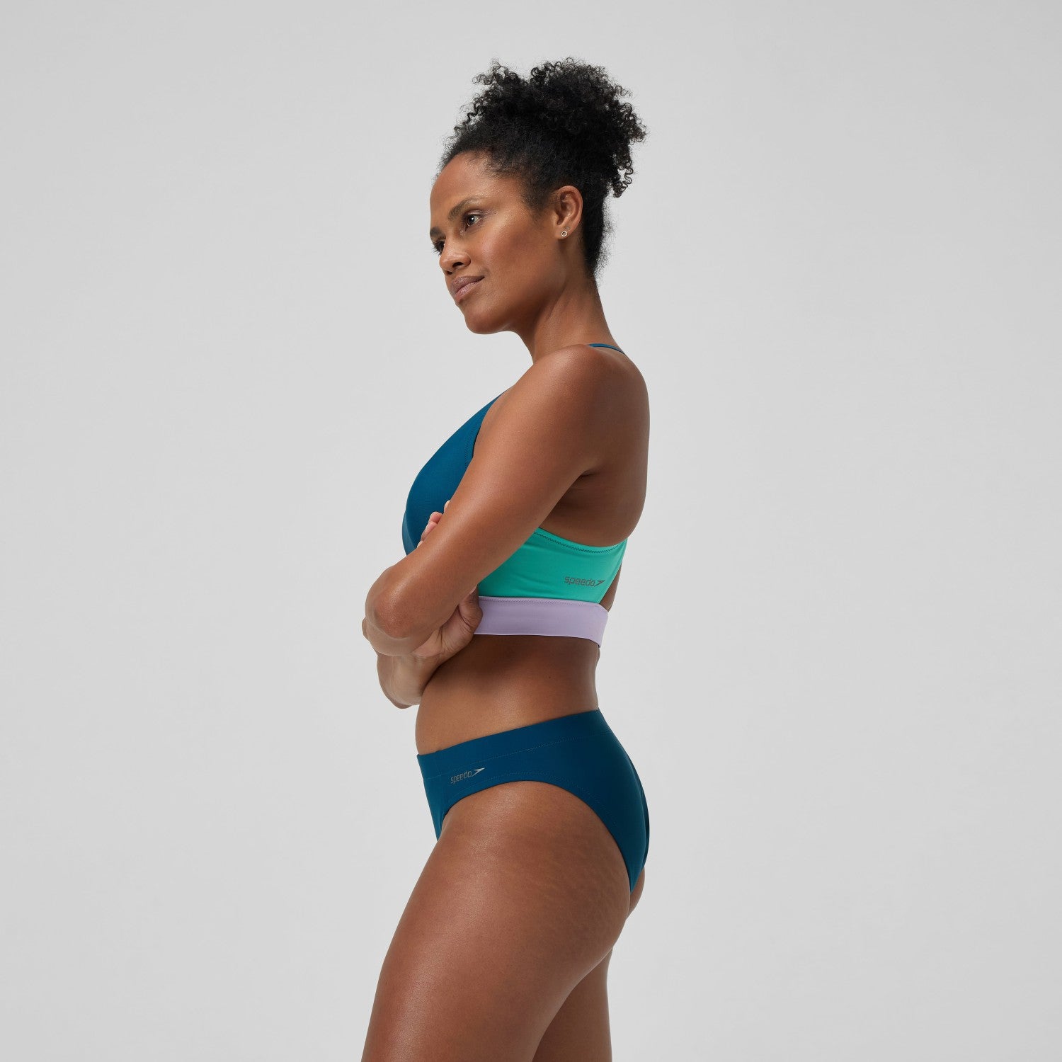 Solid Classic Bikini Bottom Dark Teal - Speedo