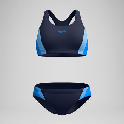 Colourblock Splice 2.0 Bikini Set Navy/Blue - Speedo
