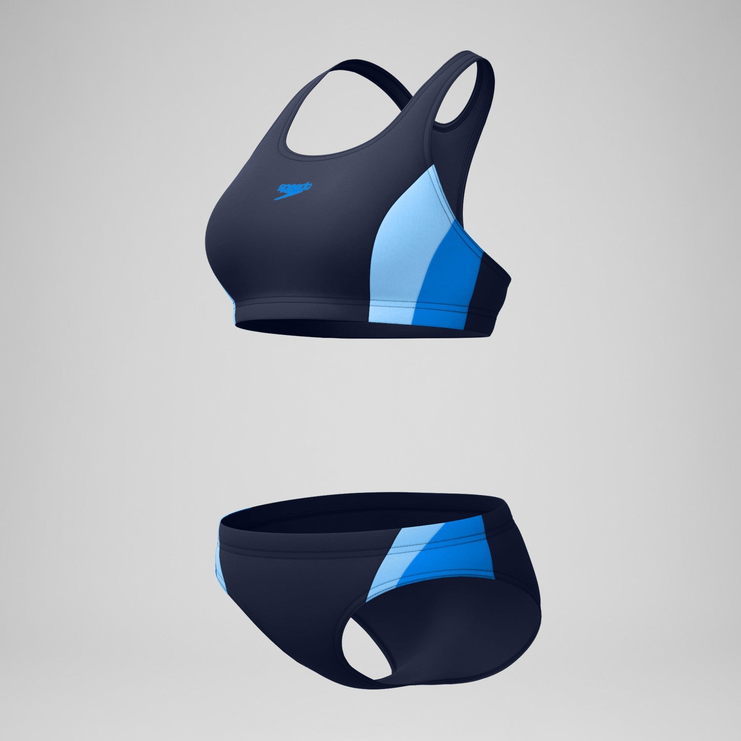 Colourblock Splice 2.0 Bikini Set Navy/Blue - Speedo