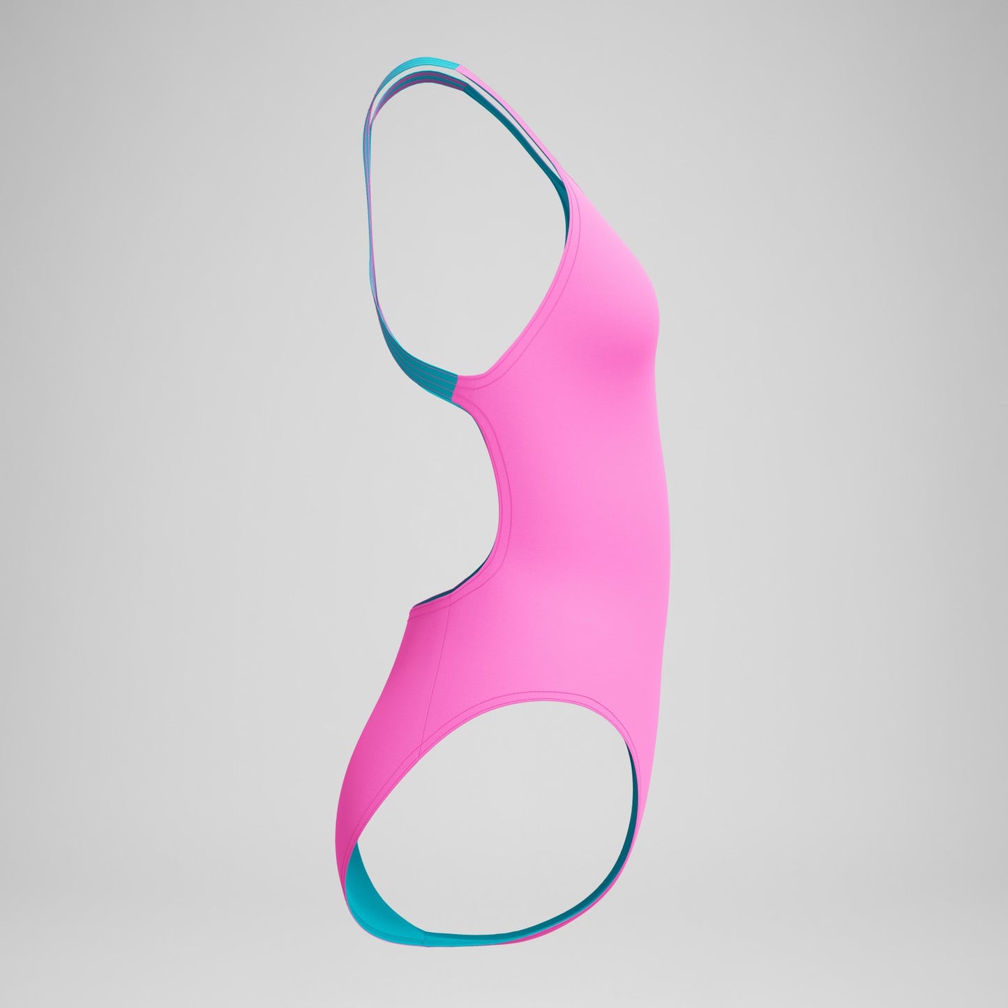 Club Training Powerback Swimsuit Pink/Blue - Speedo