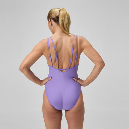 Shaping Strappy Swimsuit Purple - Speedo