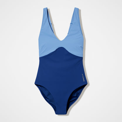 Sculpture Swimsuit Grey/Blue - Speedo