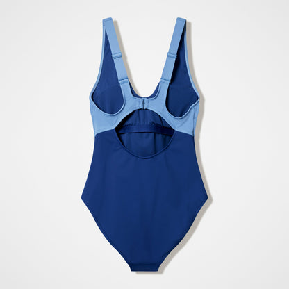 Sculpture Swimsuit Grey/Blue - Speedo