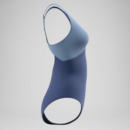 Sculpture Swimsuit Grey/Blue - Speedo