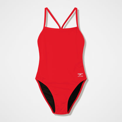 Team EnduranceX V-Back 2.0 Swimsuit Red - Speedo